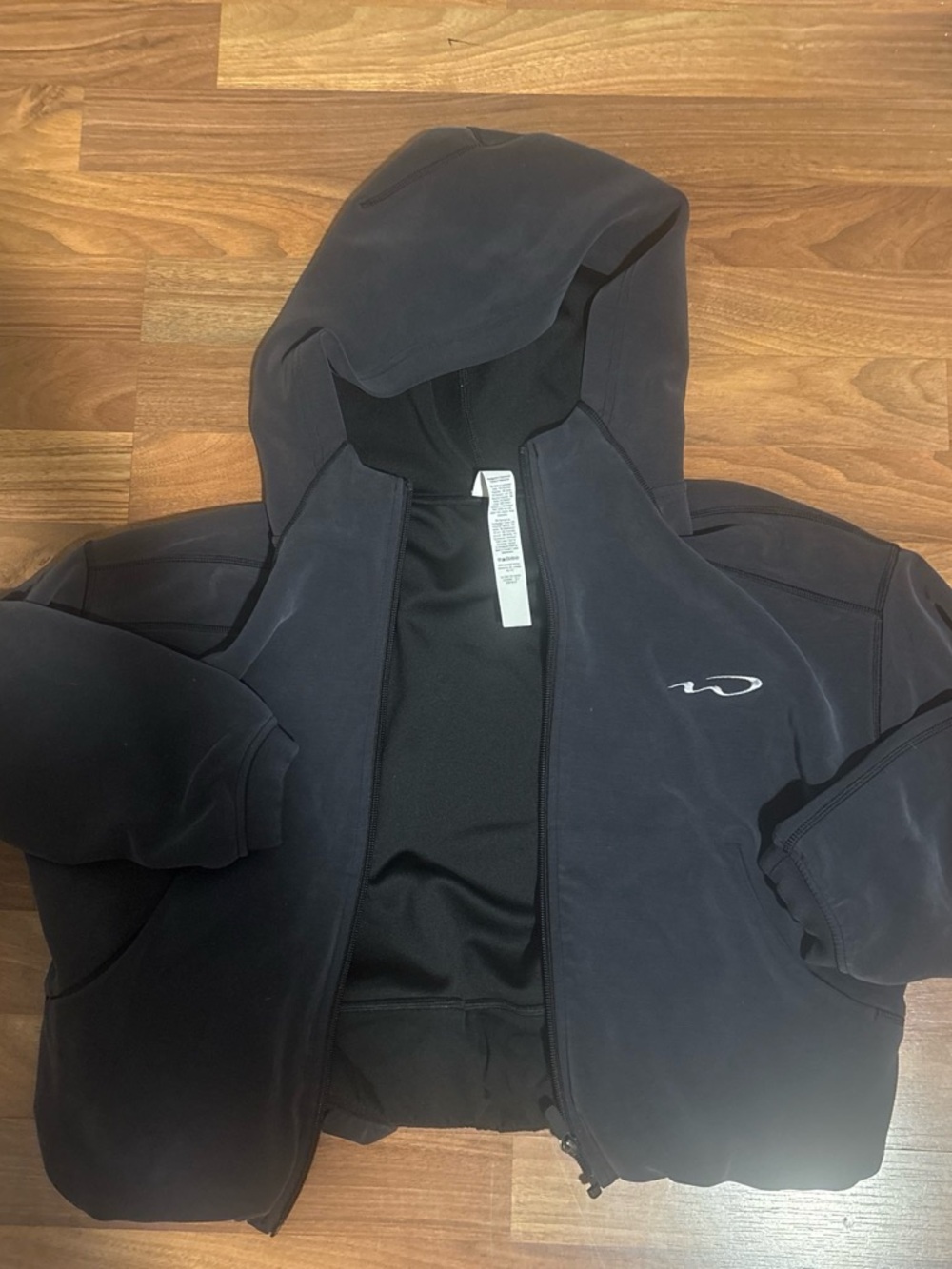 lululemon athletica Black Hooded Jacket with Whistler Logo